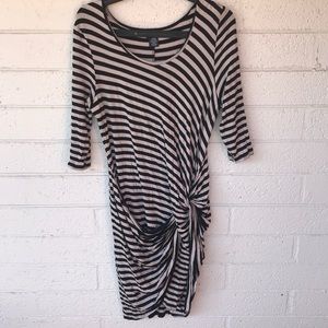 Long sleeve wrap dress